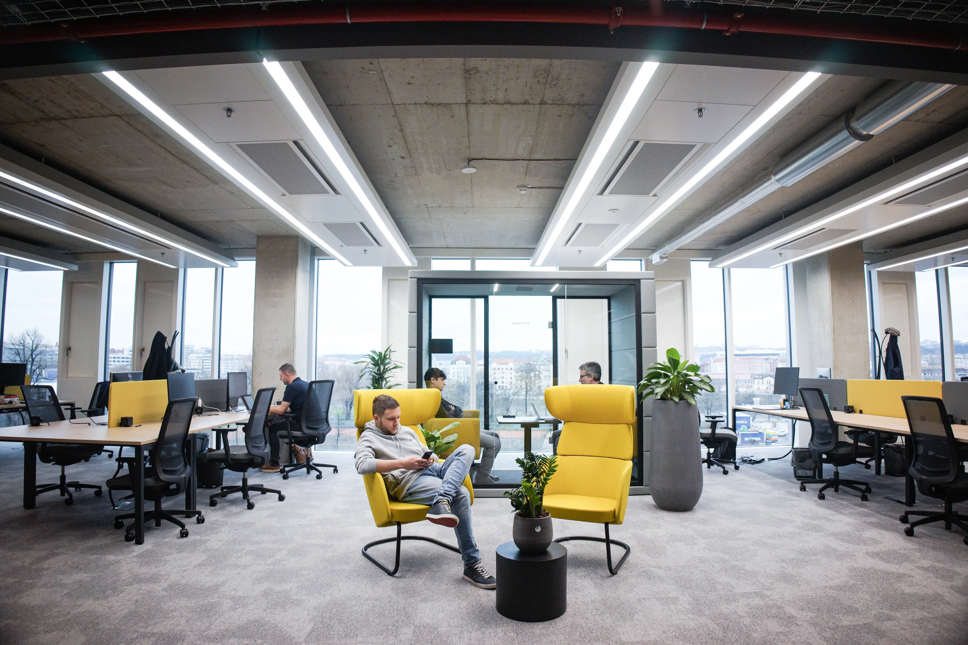 Cleevio office workspace